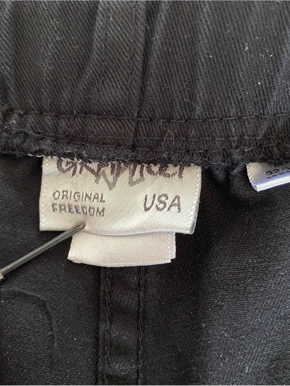 Gramicci Twill Pants Black Ring Spun Cotton Travel Made In USA Outdoor Mens 32 - Picture 2 of 4